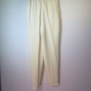 Petite 100% silk dress pants